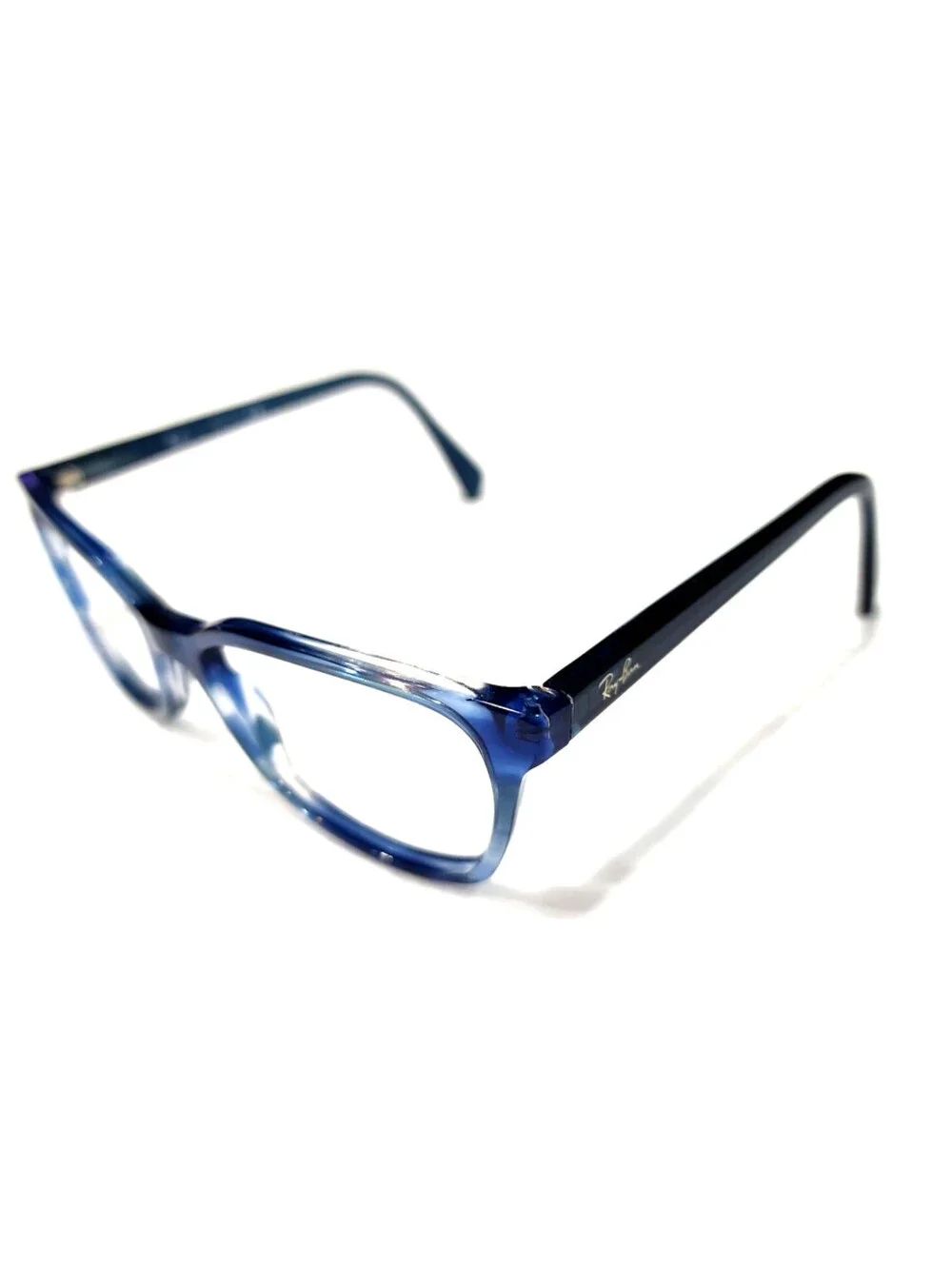 Ray Ban RB5362 8067 Glossy Blue Fade Square Eyeglasses Frame 52-17 140
